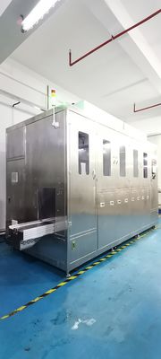Máquina de limpeza de cestas multi-casas industrial com spray rotativo