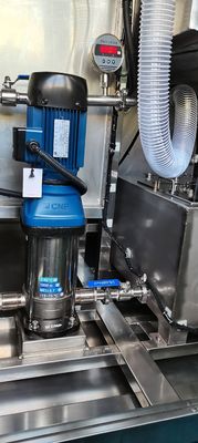 Máquina de limpeza de cestas multi-casas industrial com spray rotativo