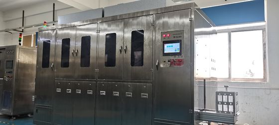 1-10 rpm Lavadora automática de cestas, Equipamento de limpeza de cestas industrial estável