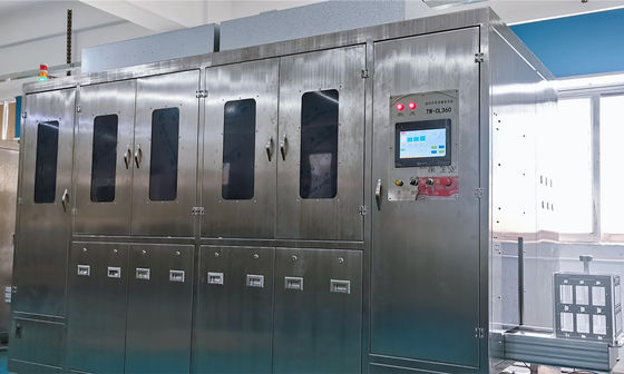 Máquina de lavar caixas de plástico estável de 18KW multifunção com spray