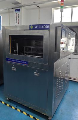 Máquina de limpeza de fluxo de paletes estável CE, limpador de soldagem automática prática