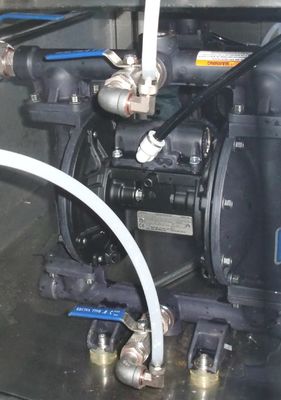 Máquina prática de limpeza de estênceis polivalente totalmente pneumática