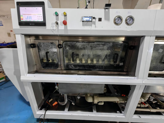 Máquina de limpeza de semicondutores estável, anti-corrosião limpadora automática em linha
