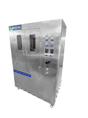 Equipamento de limpeza de câmara dupla para placas de tela e estêncil 400KG Capacidade Tempo de limpeza 2-5 minutos
