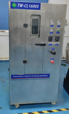 Máquina de limpeza de estênceis pneumática de aço inoxidável 42L