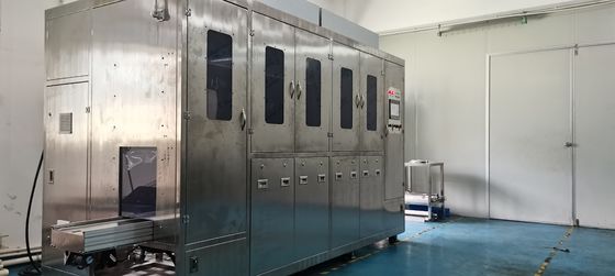 Lavadora de caixas de plástico polivalente, Equipamento prático de limpeza de cestas industriais