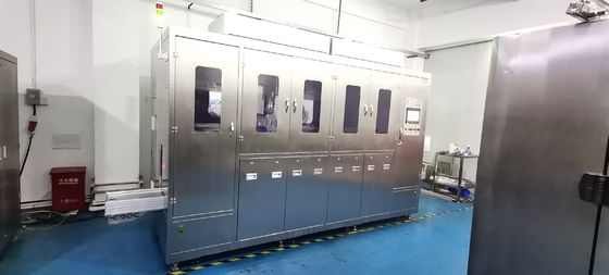 Máquina de limpeza de cestas multi-casas industrial com spray rotativo