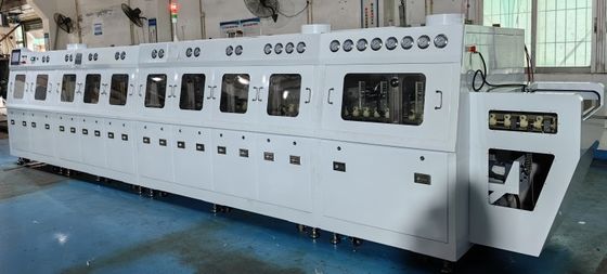 Máquina de limpeza automática de componentes em linha resistente ao desgaste estável